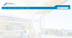 Desktop Screenshot of firstservice.ca